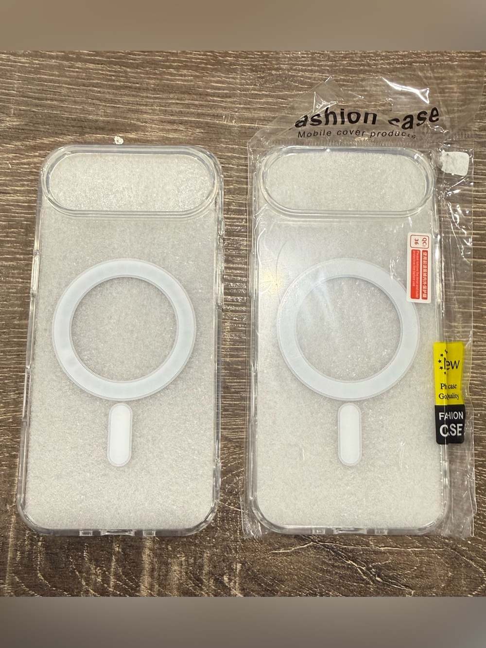 Clear White MagSafe-Compatible iPhone Air Case - Compatible Accessory